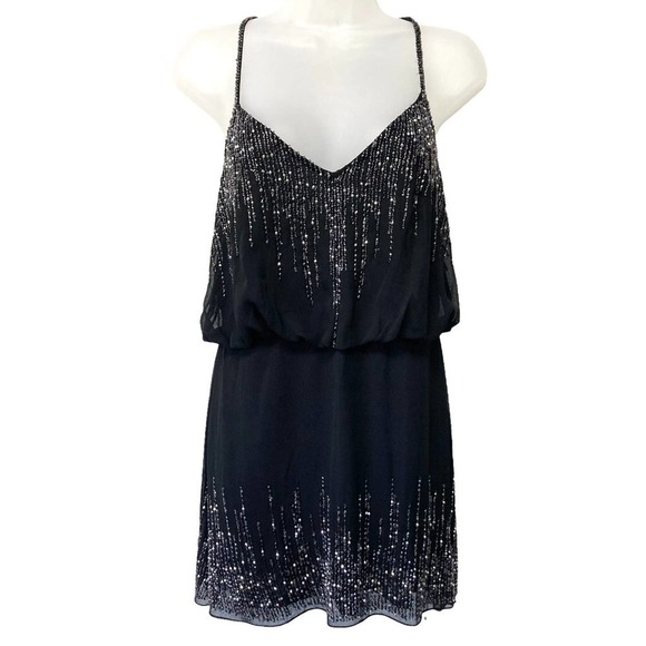 yumi kim spaghetti strap sequin romper - Picture 1 of 10